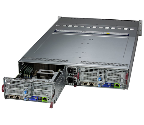Supermicro 621BT-DNC8R side view