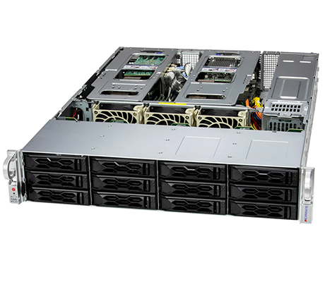 Supermicro 621C-TN12R side view