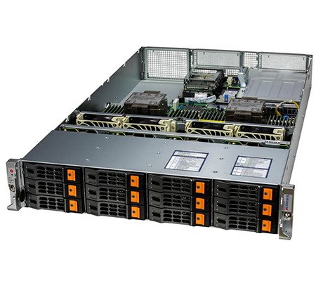 Supermicro 621H-TN12R side view