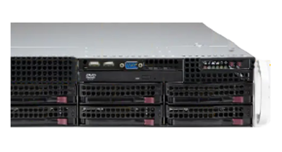 Supermicro 621P-TR Server front drives Supermicro Mainstream SuperServer 621p-tr server front drive bays