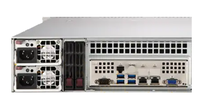 Supermicro Mainstream 622B-TRT rear