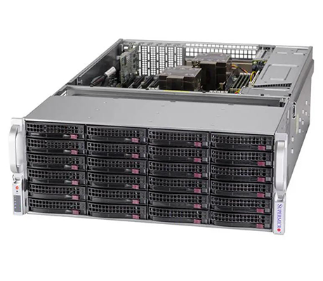 Supermicro 640P-E1CR36H side view