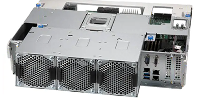 Supermicro 640SP-DE2CR60 node rear detail view Supermicro Storage SuperServer 640SP-DE2CR60 node rear view