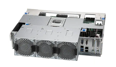 Supermicro 640SP-DE2CR90 node rear detail view Supermicro Storage SuperServer 640SP-DE2CR90 node rear view