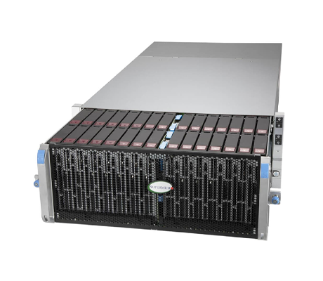 Supermicro Storage SuperServer 640SP-E1CR60 front of server