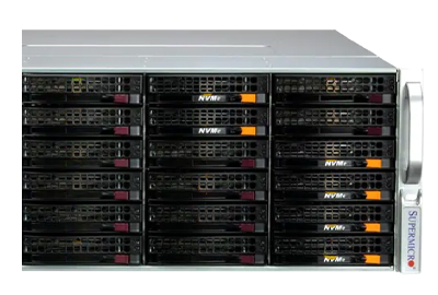 Supermicro Storage SuperServer 641E-E1CR36L front