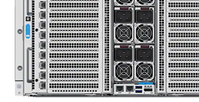 Supermicro 681E-TR detail rear of the system Supermicro SuperServer 681E-TR detail top