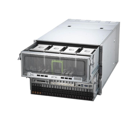 Supermicro AI Training SuperServer 820GH-TNR2 side view