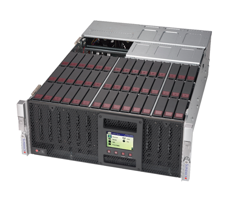 Supermicro SuperChassis 946LE1C-R1K66JBOD side view