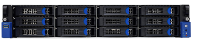 Tyan Thunder SX TN76B7102 B7102T76V12HR-2T-G Server front view
