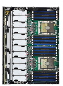 Tyan Thunder SX TN76B7102 B7102T76V12HR-2T-G Server inside detail