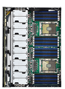 Tyan Thunder SX TN76B7102 B7102T76V12HR-2T-N Server CPU & DIMM Slot detail