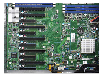 Tyan Thunder HX FT48TB7105 B7105F48TV8HR-2T-G Workstation Tower PCIe slot detail