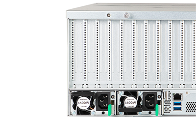 Tyan Thunder HX FA77B7119 B7119F77V14HR-2T-N server rear view