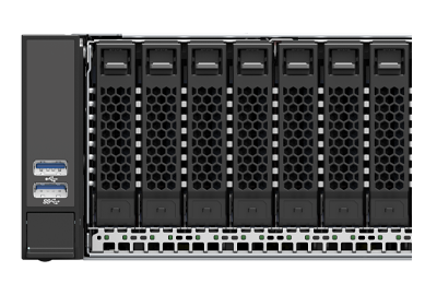 Intel Server System M50CYP2UR208 front drive bays