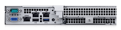 Dell EMC PowerEdge R250 server rear ports