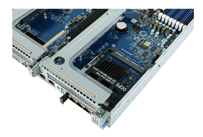 Gigabyte R282-3C1 OCP3 on motherboard
