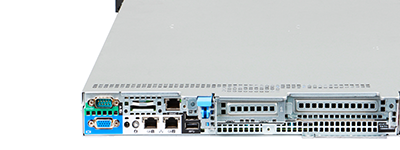 Dell EMC PowerEdge R330 Server rear detail of system