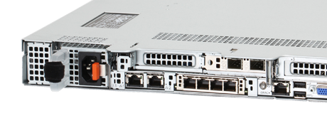 Dell EMC R6525 server rear of system