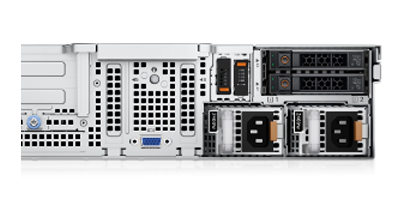 Dell EMC PowerEdge R750xs server rear ports