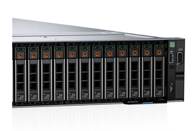 Dell EMC PowerEdge R760xs server front drive bays