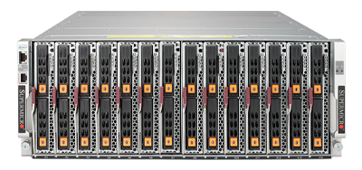 Supermicro 420P-4T2N server front