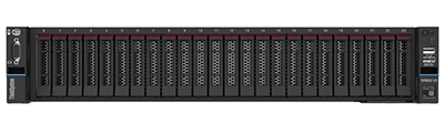Lenovo ThinkSystem SR850 V3 front detail