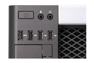 Dell T5810 workstation front detail