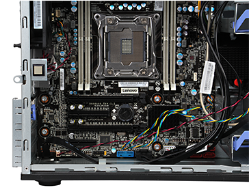 Lenovo ThinkStation P520c Workstation tower CPU socket and expansion slots