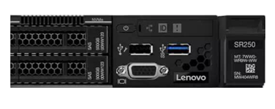 Lenovo SR250 front ports panel