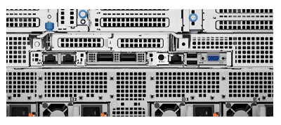 Dell EMC PowerEdge XE8545 server rear ports