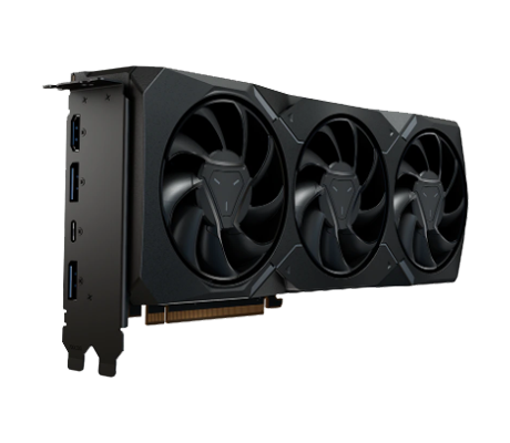AMD Radeon RX 7900 XT GPU side view