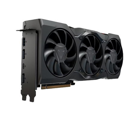 AMD Radeon RX 7900 XTX GPU side view