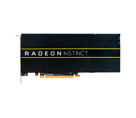 AMD Radeon Instinct MI6 GPU side view