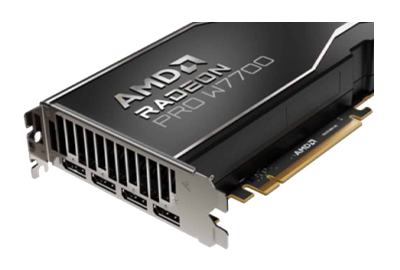 AMD Radeon Pro W7700 GPU ports