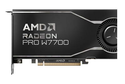 AMD Radeon Pro W7700 GPU logo