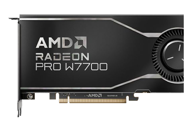 AMD Radeon Pro W7700 logo AMD Radeon Pro W7700 GPU logo