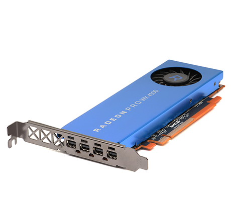 AMD Radeon WX 4100 side view