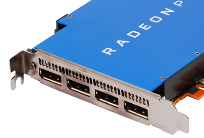 AMD Radeon WX 7100 ports