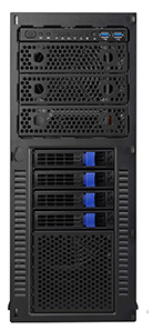 Tyan Thunder HX FT48TB7105 B7105F48TV4HR-2T-G Workstation Tower, no bezel Tyan Thunder HX FT48TB7105 B7105F48TV4HR-2T-G Workstation Tower front, no bezel