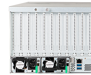 Tyan Thunder HX FA77B7119 B7119F77V4HR-2T-N server rear view