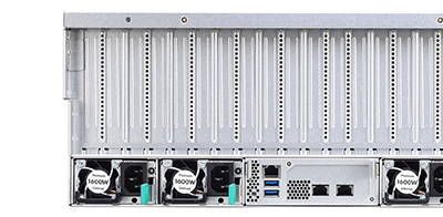 Tyan Thunder FT83B7119 B7119F83V12HR-2T-NS Server rear view