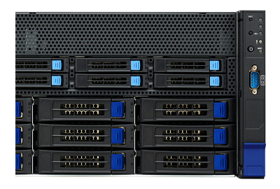 Tyan FT83AB7129 B7129F83AV14E8HR-N front panel detail