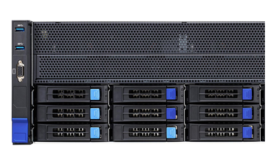 Tyan FT83AB7129 B7129F83AV8E4HR-N-HE GPU Server front view