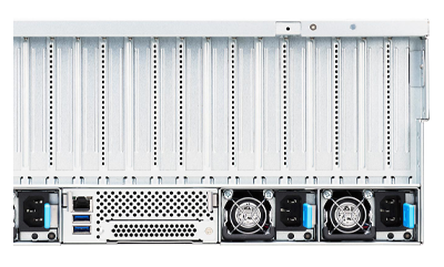 Tyan FT83AB7129 B7129F83AV8E4HR-N-HE GPU Server rear view