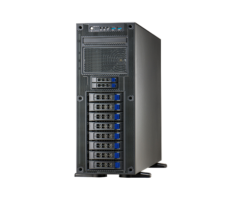 Tyan Thunder HX FT65TB7130 B7130F65TV10H-2T-G GPU Server Tower front view