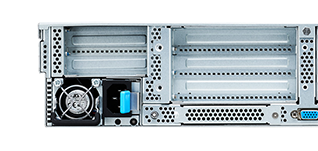Tyan Transport HX TS75B8252 B8252T75V8E4HR-2T Server rear view