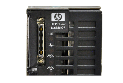 HPE ProLiant BL685c Gen7 front detail