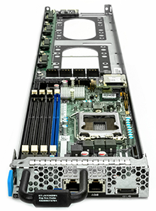 dell C5220 blade server front elevation
