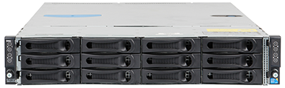 dell C6100 blade server front elevation